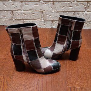CATO Patchwork Boots sz 8